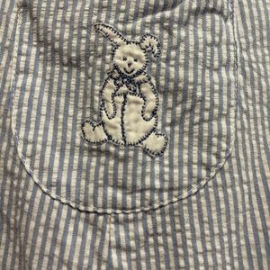 Infant one- piece Romper. Too Cute for Words. Bunny, 24 mo.